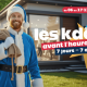Miniature promotionnelle avec père noël bleu